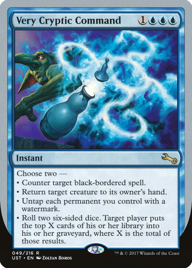 Very Cryptic Command (Counter) [Unstable] | Jomio and Rueliete's Cards and Comics