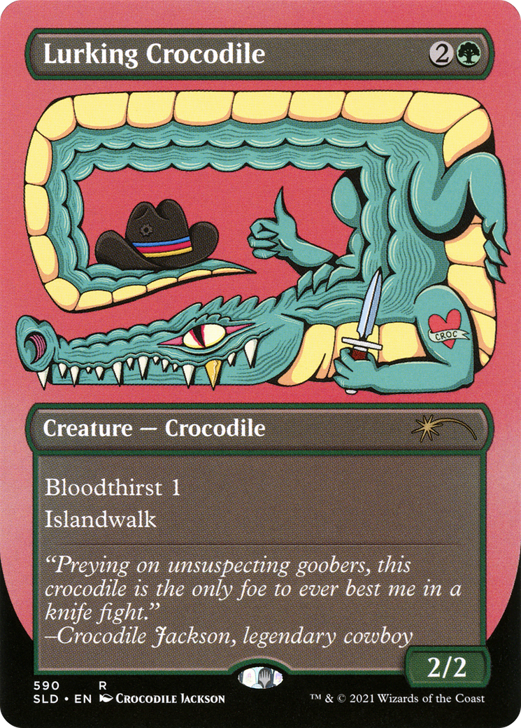 Lurking Crocodile [Secret Lair Drop Promos] | Jomio and Rueliete's Cards and Comics