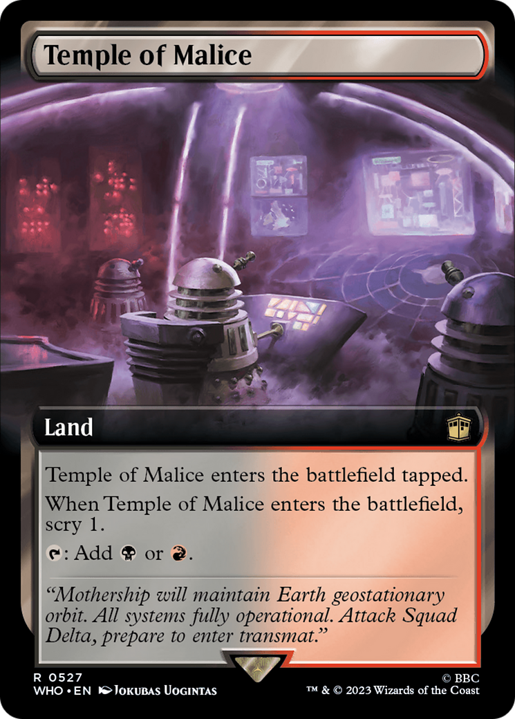Temple of Malice (Extended Art) [Doctor Who] | Jomio and Rueliete's Cards and Comics