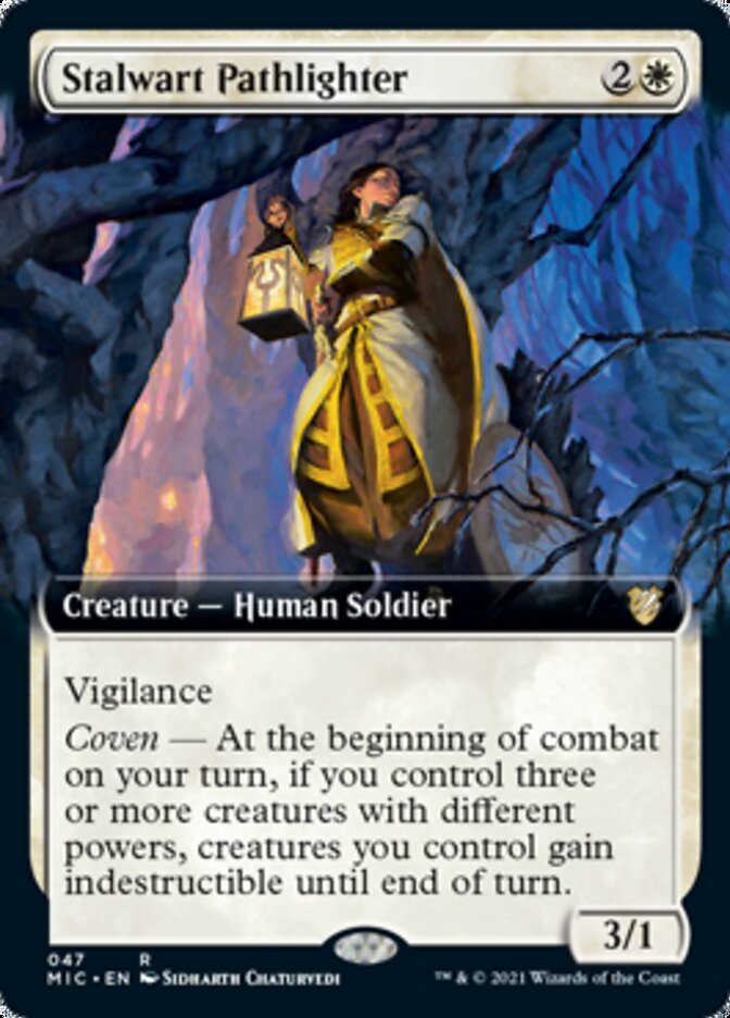 Stalwart Pathlighter (Extended Art) [Innistrad: Midnight Hunt Commander] | Jomio and Rueliete's Cards and Comics