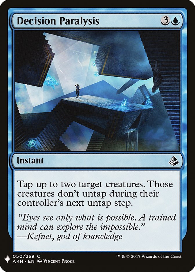 Decision Paralysis [Mystery Booster] | Jomio and Rueliete's Cards and Comics