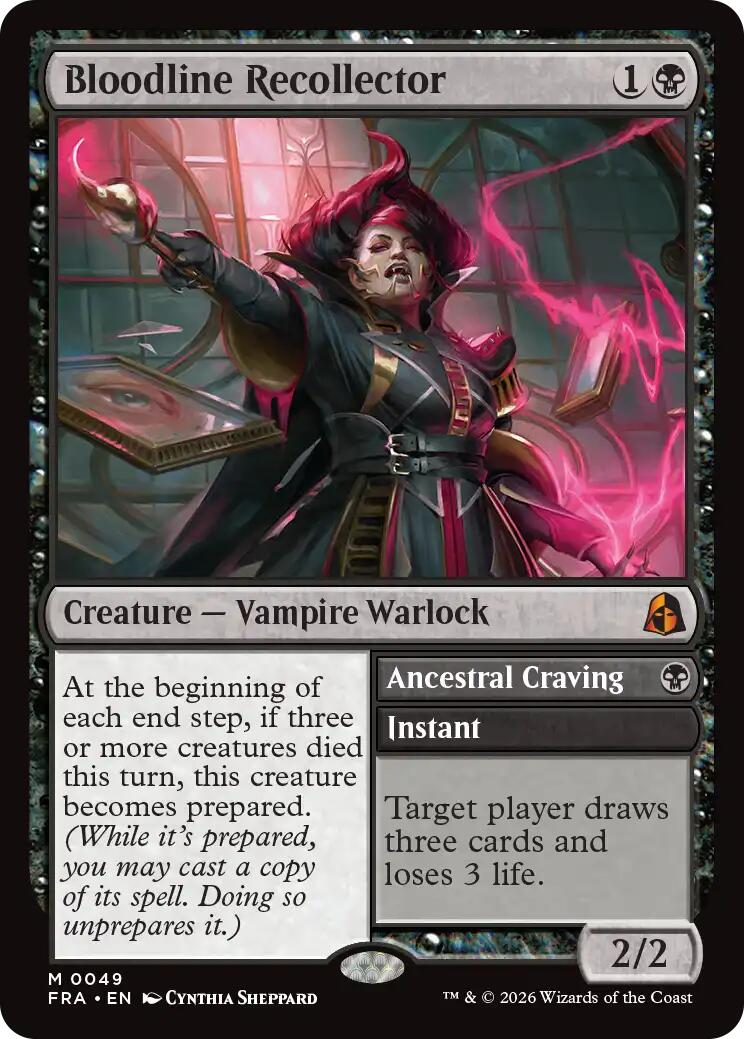 Bloodline Recollector [Reality Fracture] | Jomio and Rueliete's Cards and Comics