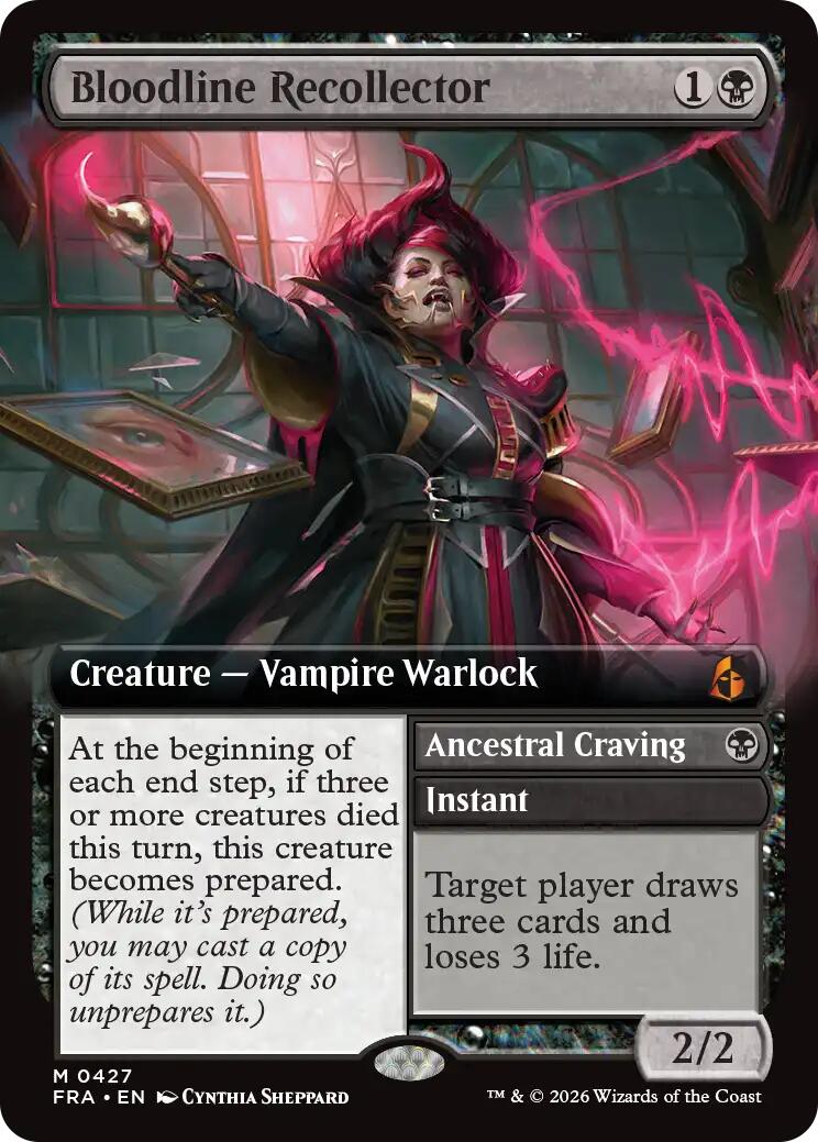 Bloodline Recollector (Extended Art) [Reality Fracture] | Jomio and Rueliete's Cards and Comics