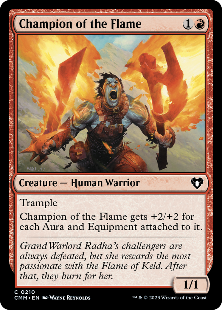 Champion of the Flame [Commander Masters] | Jomio and Rueliete's Cards and Comics