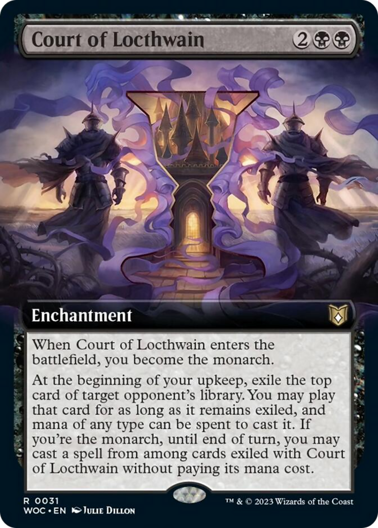 Court of Locthwain (Extended Art) [Wilds of Eldraine Commander] | Jomio and Rueliete's Cards and Comics