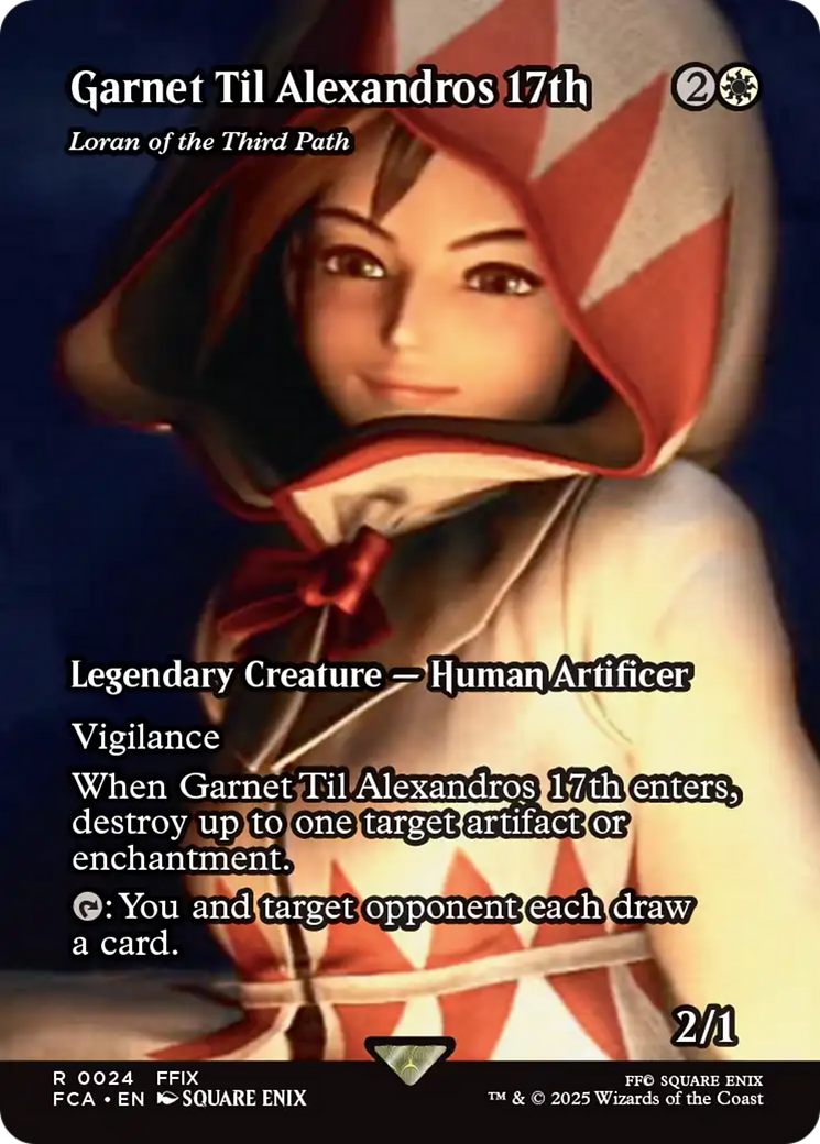 Garnet Til Alexandros 17th - Loran of the Third Path (Showcase) [FINAL FANTASY : Through the Ages] | Jomio and Rueliete's Cards and Comics