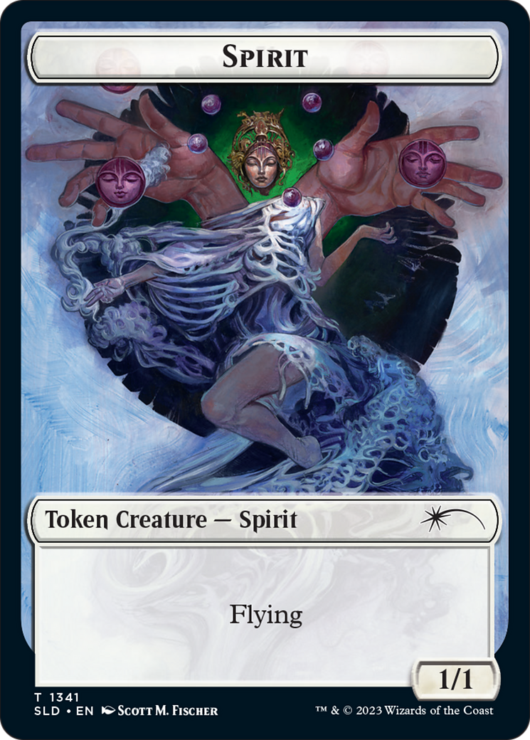 Angel // Spirit Double-Sided Token [Secret Lair Drop Series] | Jomio and Rueliete's Cards and Comics