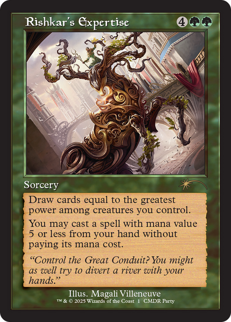 Rishkar's Expertise (Retro Frame) [Wizards Play Network 2025] | Jomio and Rueliete's Cards and Comics
