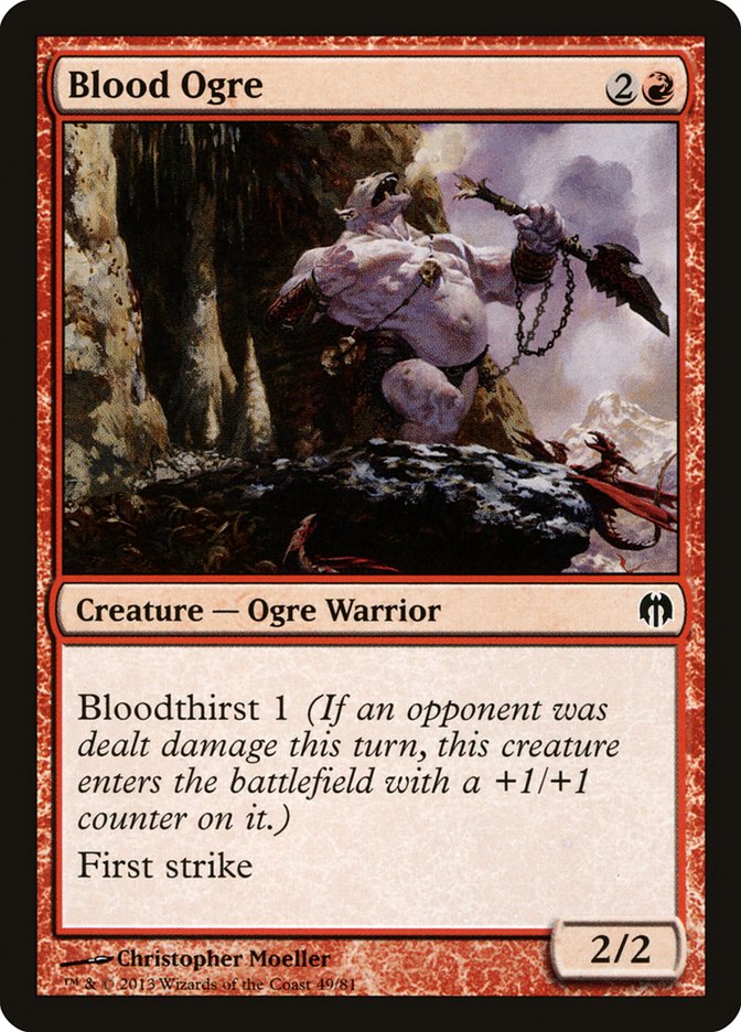 Blood Ogre [Duel Decks: Heroes vs. Monsters] | Jomio and Rueliete's Cards and Comics