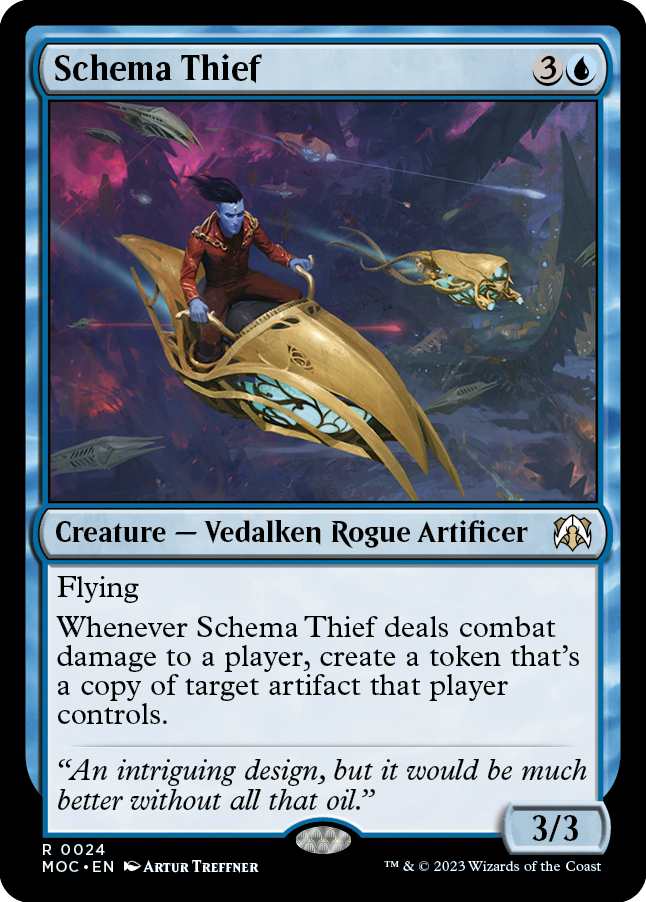 Schema Thief [March of the Machine Commander] | Jomio and Rueliete's Cards and Comics