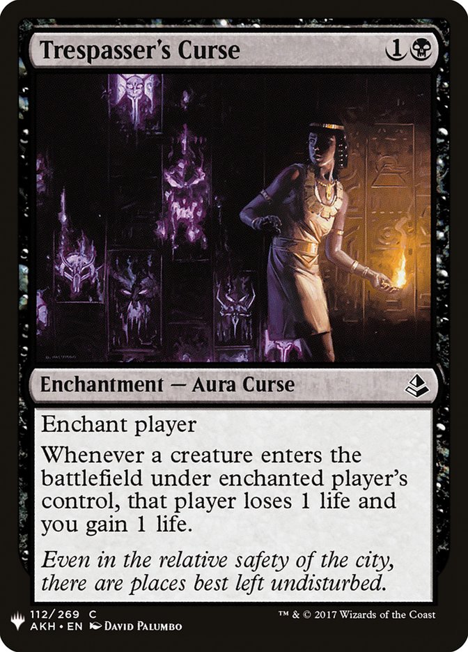 Trespasser's Curse [Mystery Booster] | Jomio and Rueliete's Cards and Comics
