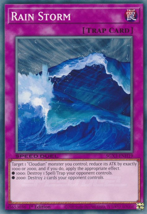 Rain Storm [SGX3-ENH19] Common | Jomio and Rueliete's Cards and Comics