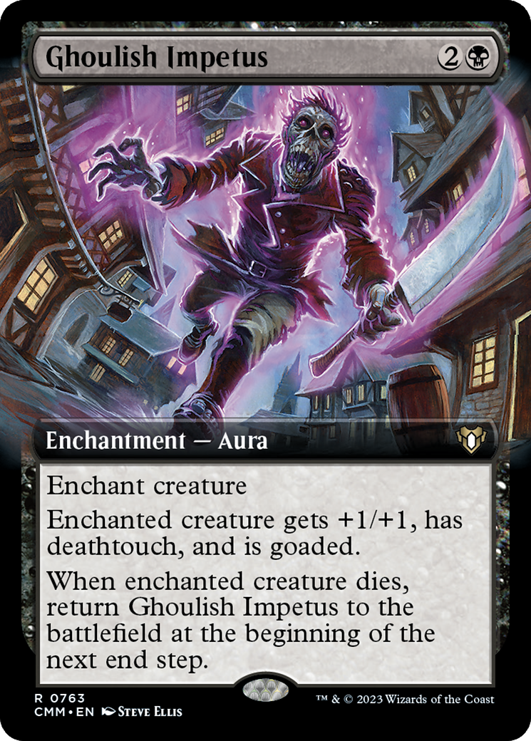 Ghoulish Impetus (Extended Art) [Commander Masters] | Jomio and Rueliete's Cards and Comics