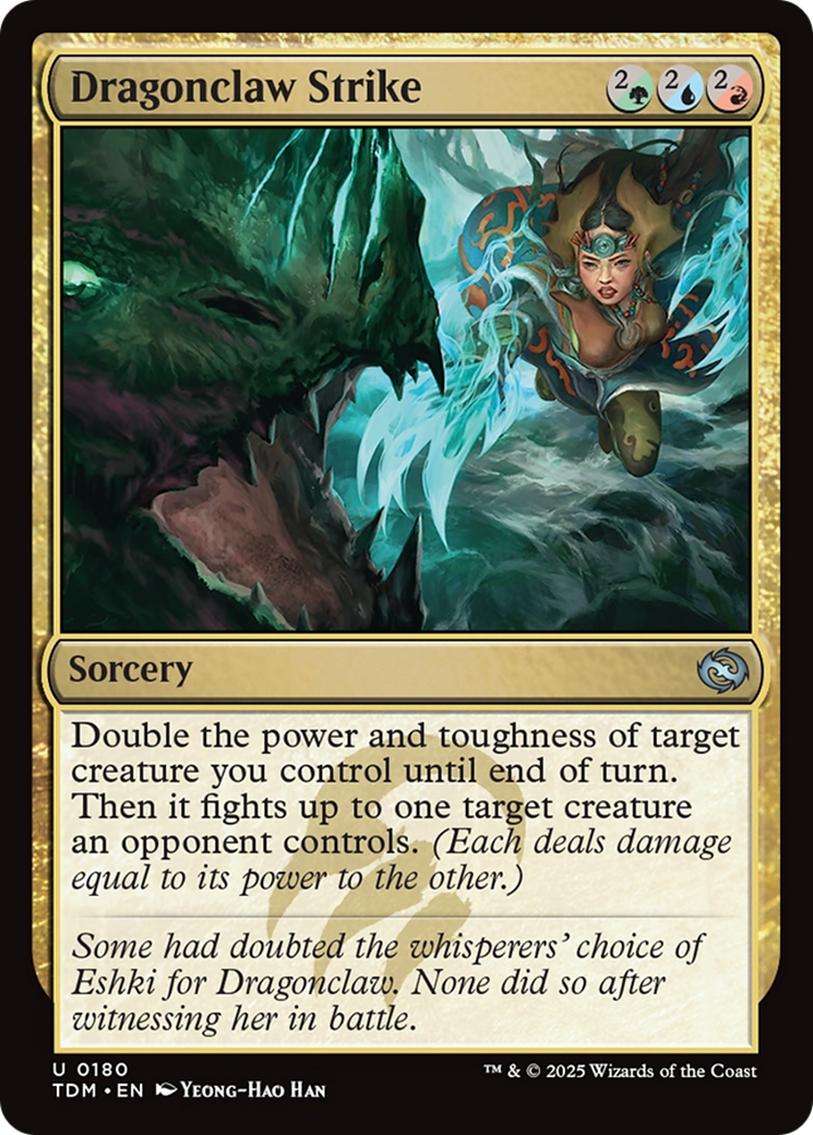 Dragonclaw Strike [Tarkir: Dragonstorm] | Jomio and Rueliete's Cards and Comics