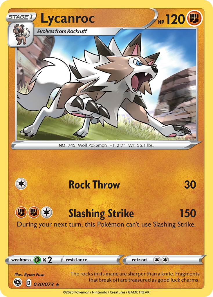 Lycanroc (030/073) [Sword & Shield: Champion's Path] | Jomio and Rueliete's Cards and Comics