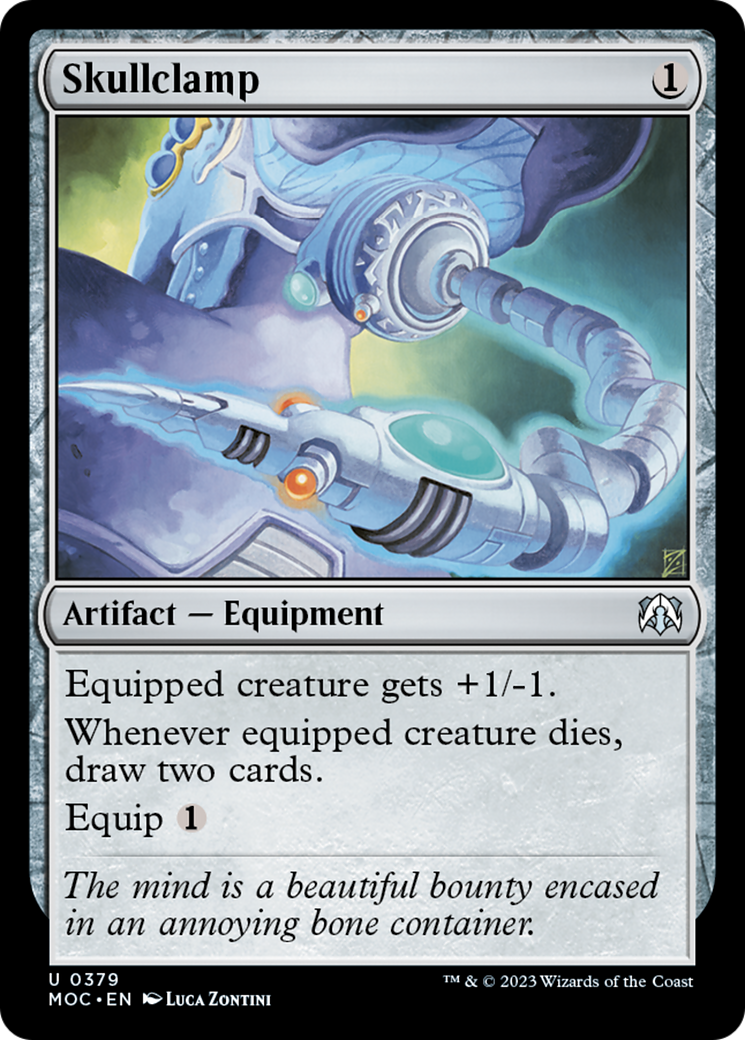 Skullclamp [March of the Machine Commander] | Jomio and Rueliete's Cards and Comics