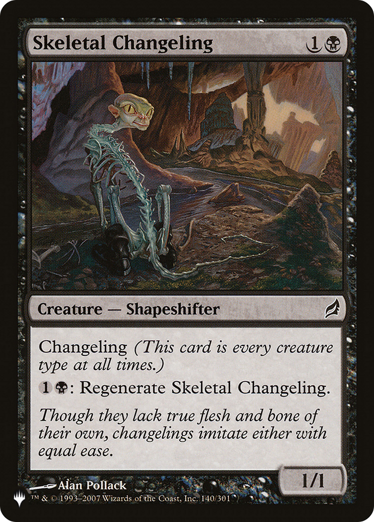 Skeletal Changeling [The List] | Jomio and Rueliete's Cards and Comics