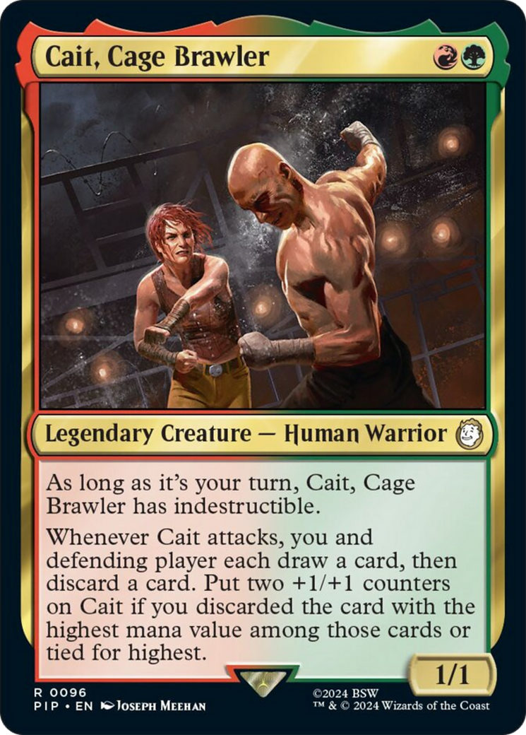 Cait, Cage Brawler [Fallout] | Jomio and Rueliete's Cards and Comics