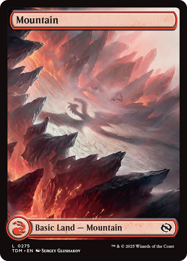 Mountain (0275) [Tarkir: Dragonstorm] | Jomio and Rueliete's Cards and Comics