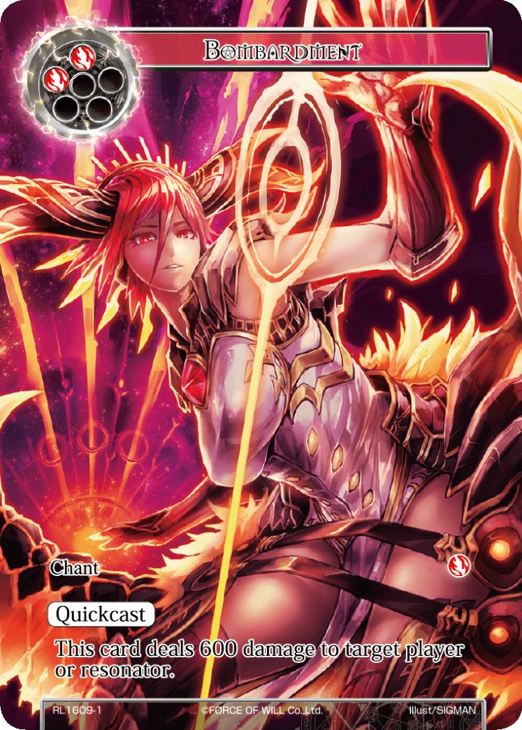 Bombardment (RL1609-1) [Promo Cards] | Jomio and Rueliete's Cards and Comics
