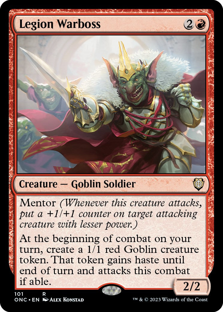 Legion Warboss [Phyrexia: All Will Be One Commander] | Jomio and Rueliete's Cards and Comics