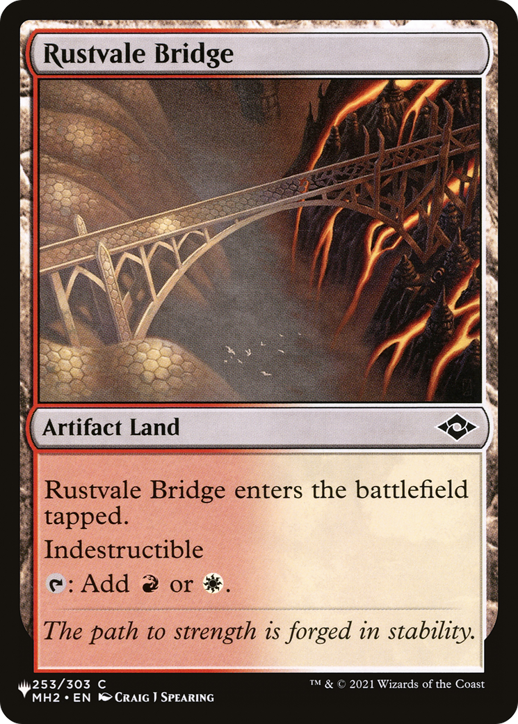 Rustvale Bridge [The List] | Jomio and Rueliete's Cards and Comics
