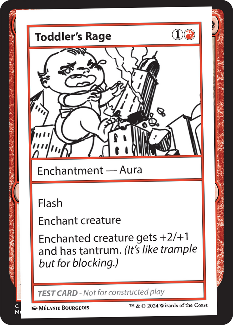 Toddler's Rage [Mystery Booster 2 Playtest Cards] | Jomio and Rueliete's Cards and Comics