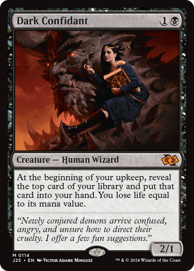 Dark Confidant [Foundations Jumpstart] | Jomio and Rueliete's Cards and Comics