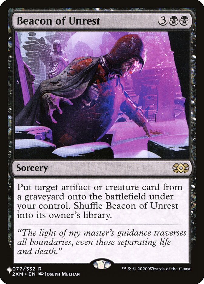Beacon of Unrest [The List] | Jomio and Rueliete's Cards and Comics