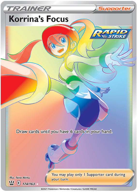 Korrina's Focus (174/163) [Sword & Shield: Battle Styles] | Jomio and Rueliete's Cards and Comics