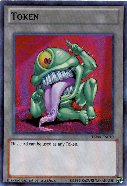 Ojama Token (Green) [TKN4-EN010] Super Rare | Jomio and Rueliete's Cards and Comics