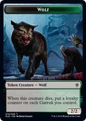 Wolf // Food (18) Double-Sided Token [Throne of Eldraine Tokens] | Jomio and Rueliete's Cards and Comics