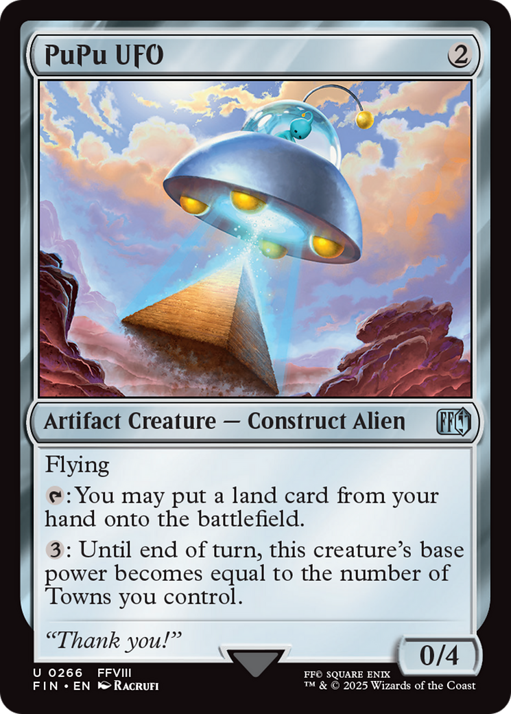 PuPu UFO [FINAL FANTASY] | Jomio and Rueliete's Cards and Comics