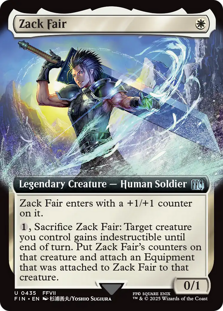 Zack Fair (Extended Art) [FINAL FANTASY] | Jomio and Rueliete's Cards and Comics