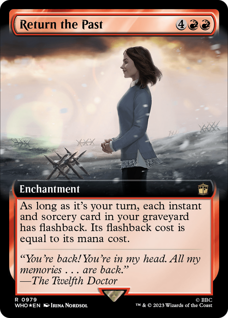 Return the Past (Extended Art) (Surge Foil) [Doctor Who] | Jomio and Rueliete's Cards and Comics