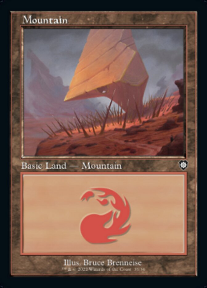 Mountain (035) (Retro) [The Brothers' War Commander] | Jomio and Rueliete's Cards and Comics
