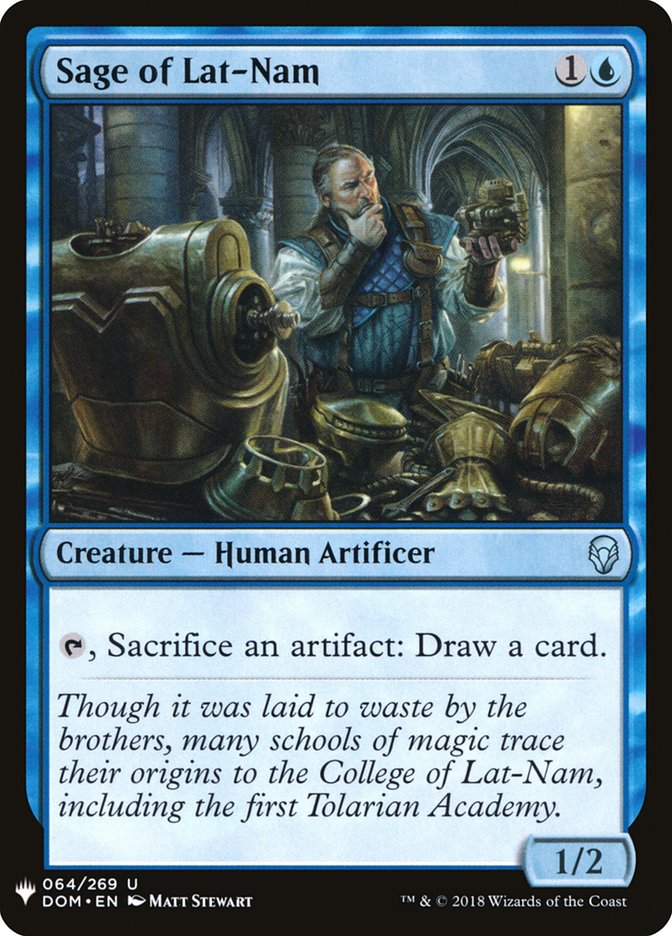 Sage of Lat-Nam [Mystery Booster] | Jomio and Rueliete's Cards and Comics