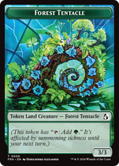 Forest Tentacle // Beast Double-Sided Token [Reality Fracture Tokens] | Jomio and Rueliete's Cards and Comics