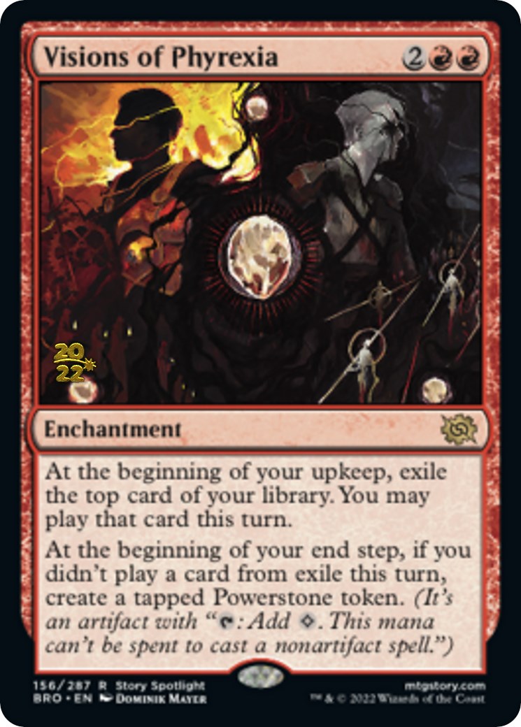 Visions of Phyrexia [The Brothers' War Prerelease Promos] | Jomio and Rueliete's Cards and Comics