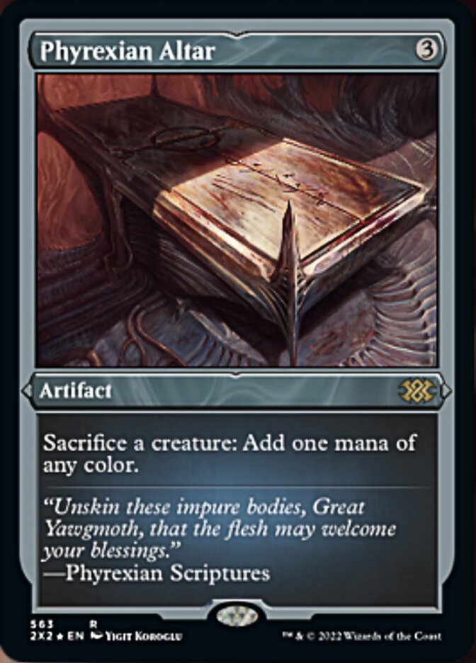 Phyrexian Altar (Foil Etched) [Double Masters 2022] | Jomio and Rueliete's Cards and Comics