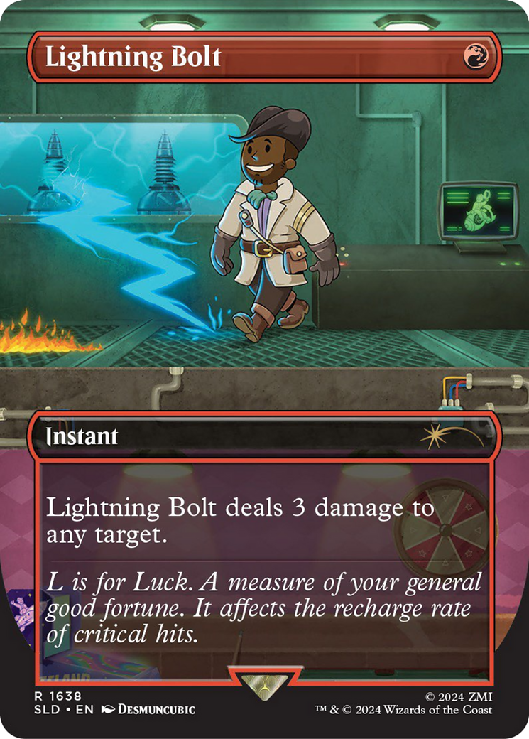 Lightning Bolt (1638) (Rainbow Foil) [Secret Lair Drop Series] | Jomio and Rueliete's Cards and Comics