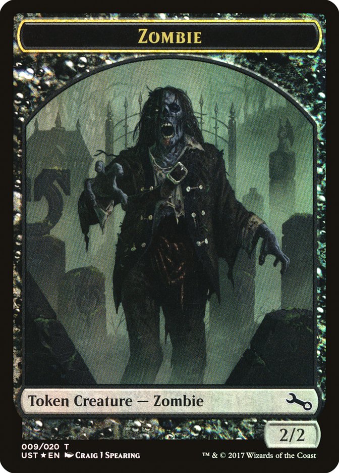 Zombie // Zombie Double-Sided Token [Unstable Tokens] | Jomio and Rueliete's Cards and Comics