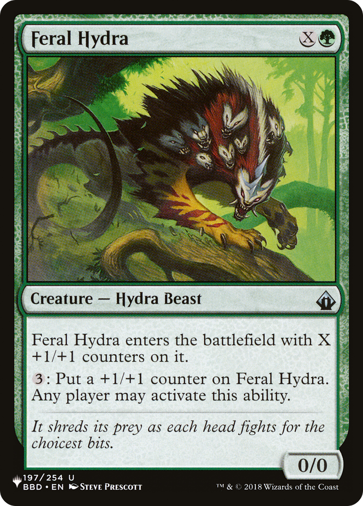 Feral Hydra [The List] | Jomio and Rueliete's Cards and Comics