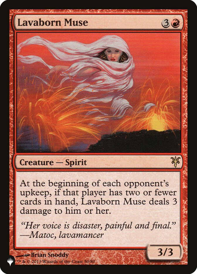 Lavaborn Muse [The List] | Jomio and Rueliete's Cards and Comics