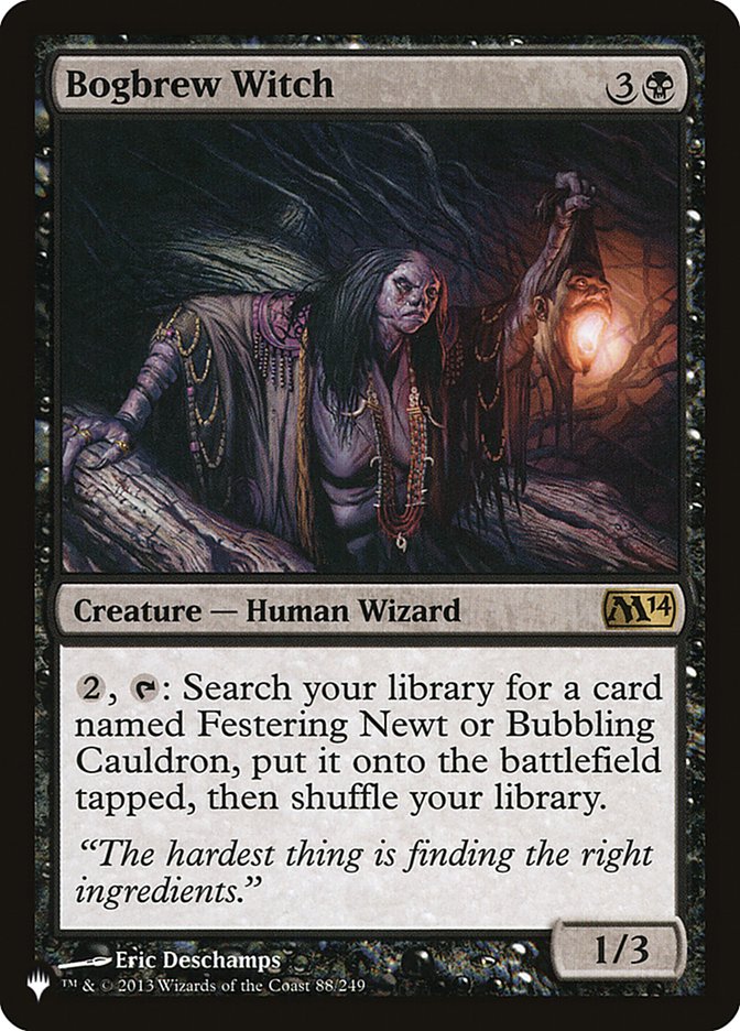 Bogbrew Witch [The List] | Jomio and Rueliete's Cards and Comics