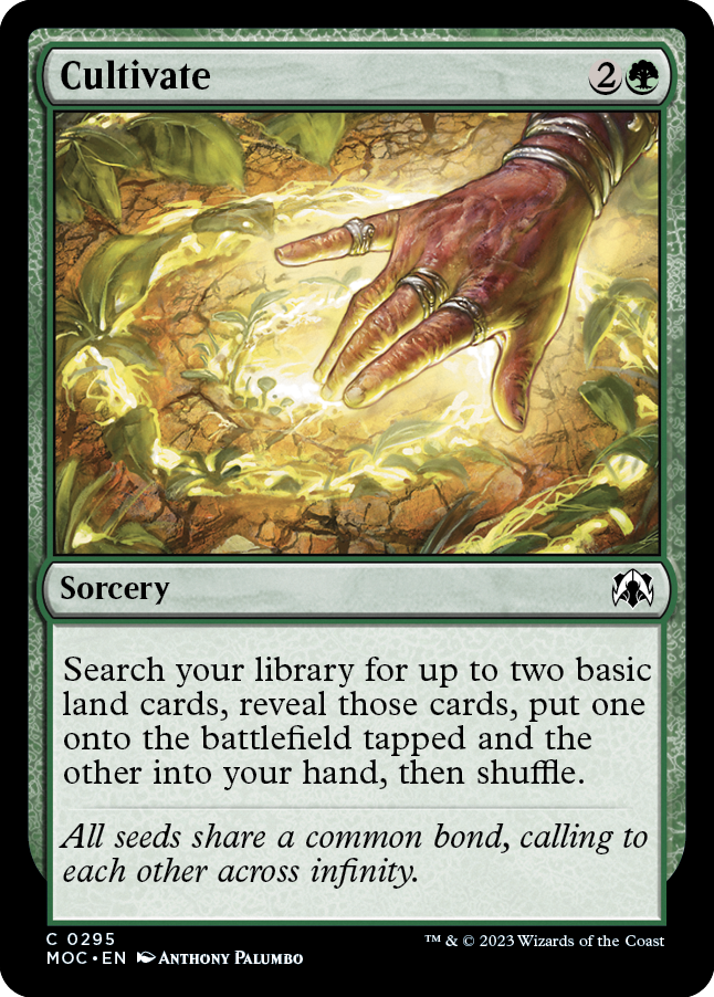 Cultivate [March of the Machine Commander] | Jomio and Rueliete's Cards and Comics