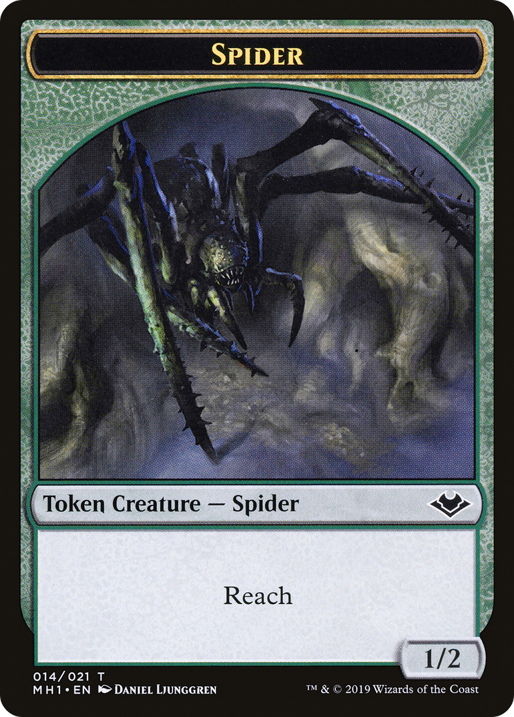 Shapeshifter // Spider Double-Sided Token [Modern Horizons Tokens] | Jomio and Rueliete's Cards and Comics