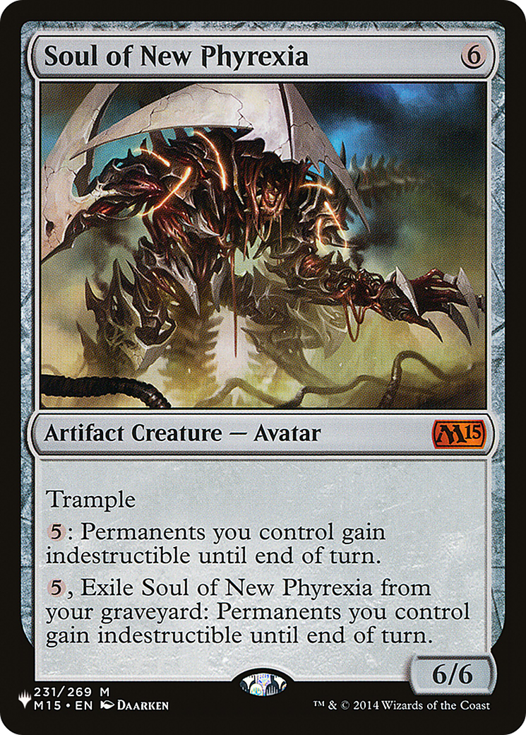 Soul of New Phyrexia [The List] | Jomio and Rueliete's Cards and Comics