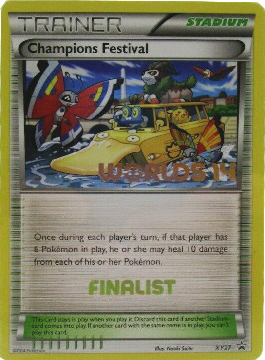 Champions Festival (XY27) (2014 Finalist) [XY: Black Star Promos] | Jomio and Rueliete's Cards and Comics