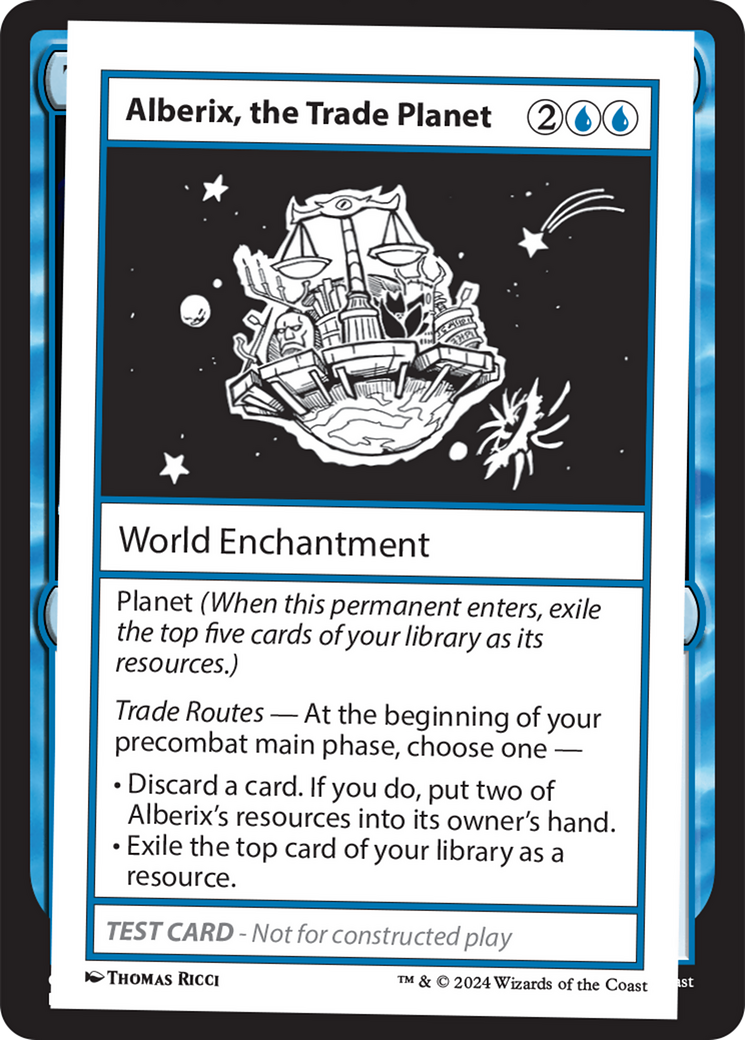 Alberix, the Trade Planet [Mystery Booster 2 Playtest Cards] | Jomio and Rueliete's Cards and Comics